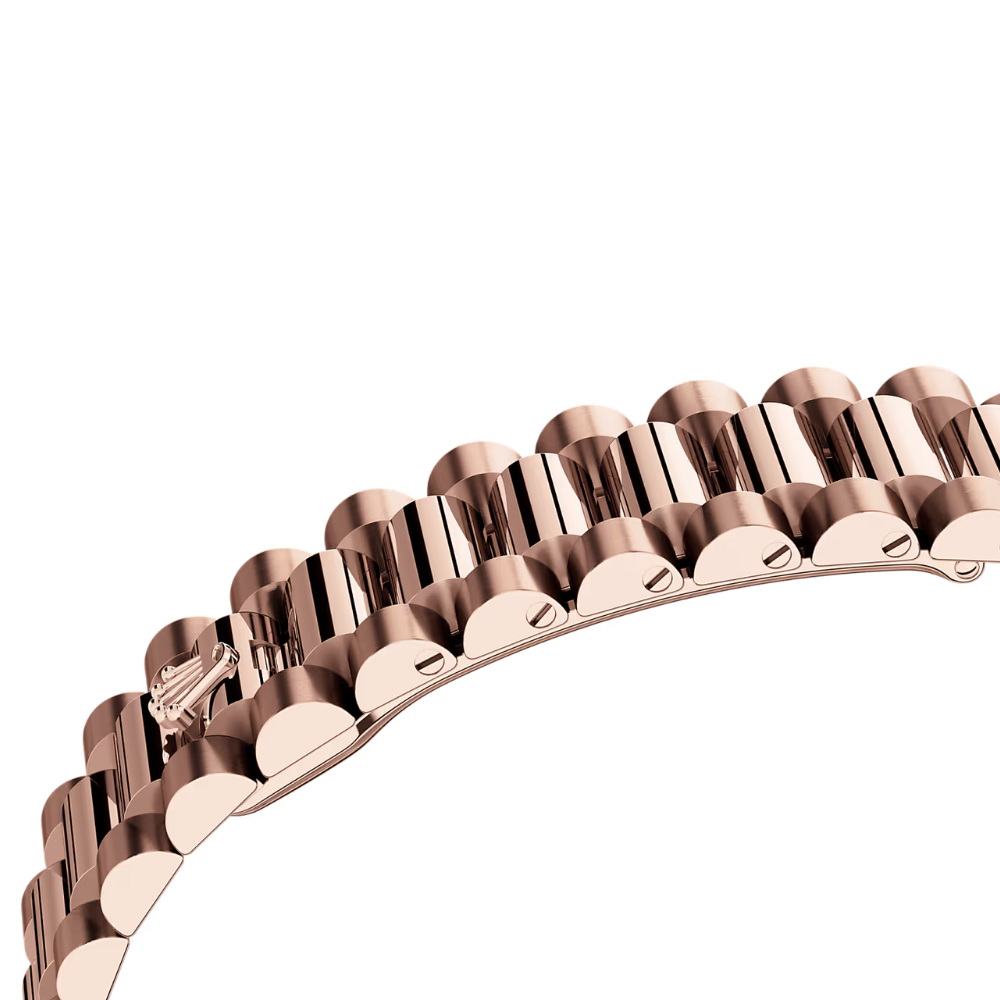 Rolex Day-Date 36 Everose Gold Green Dial 128235 - Image 3