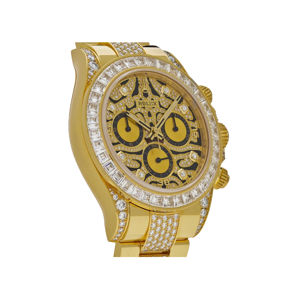 Rolex Daytona 'Eye of the Tiger' 116598TBR Yellow Gold Diamond Accents - Image 4